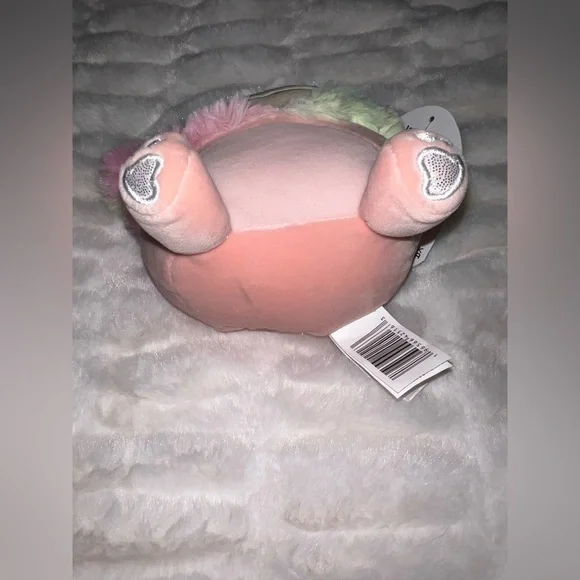 Squishmallow Diane the Bigfoot 5” Pastel Rainbow Fuzzy Hair Plush NWT - Picture 6 of 7